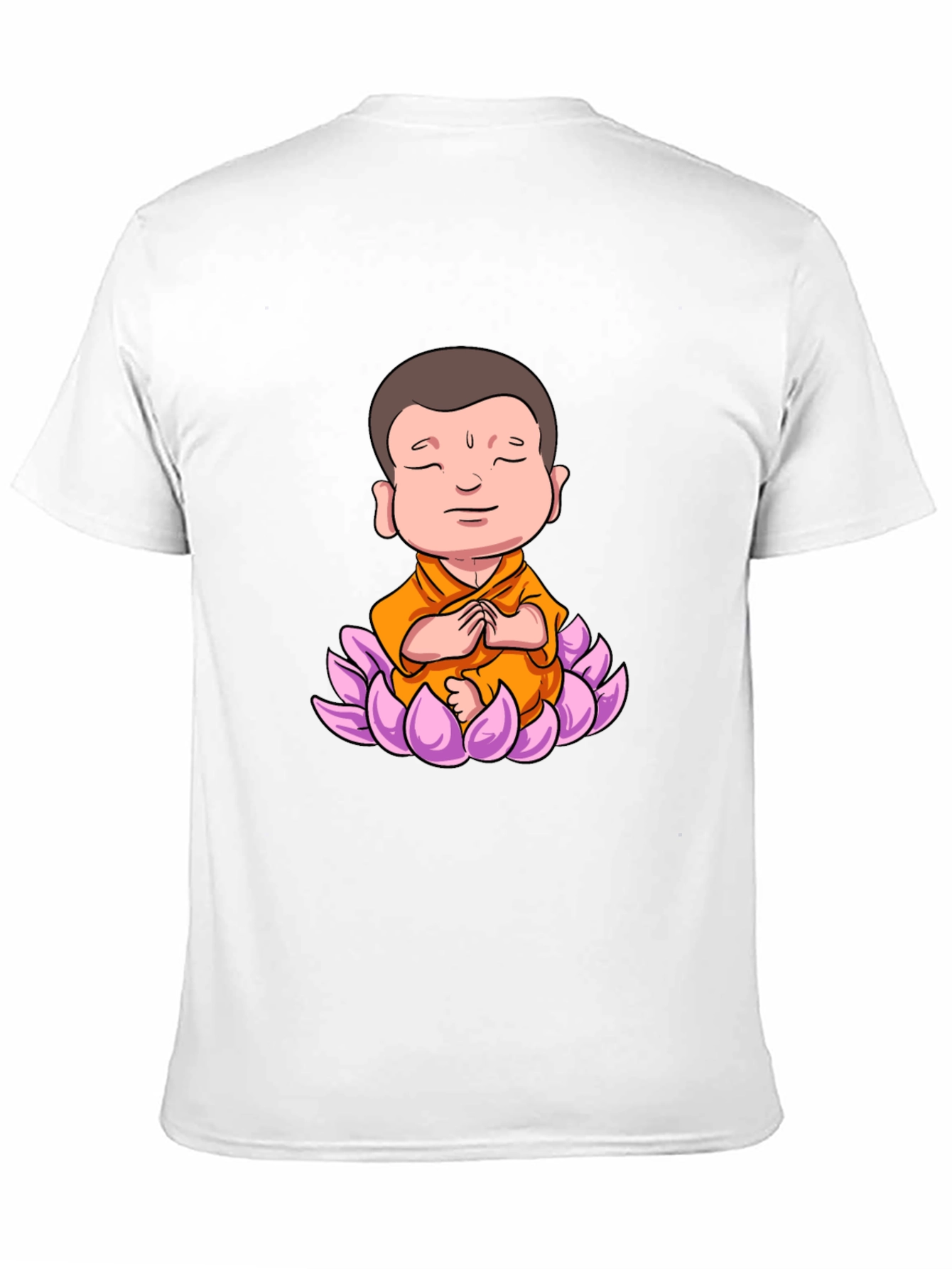 Lotus Buddha Graphic Tee - Peaceful Meditating Design