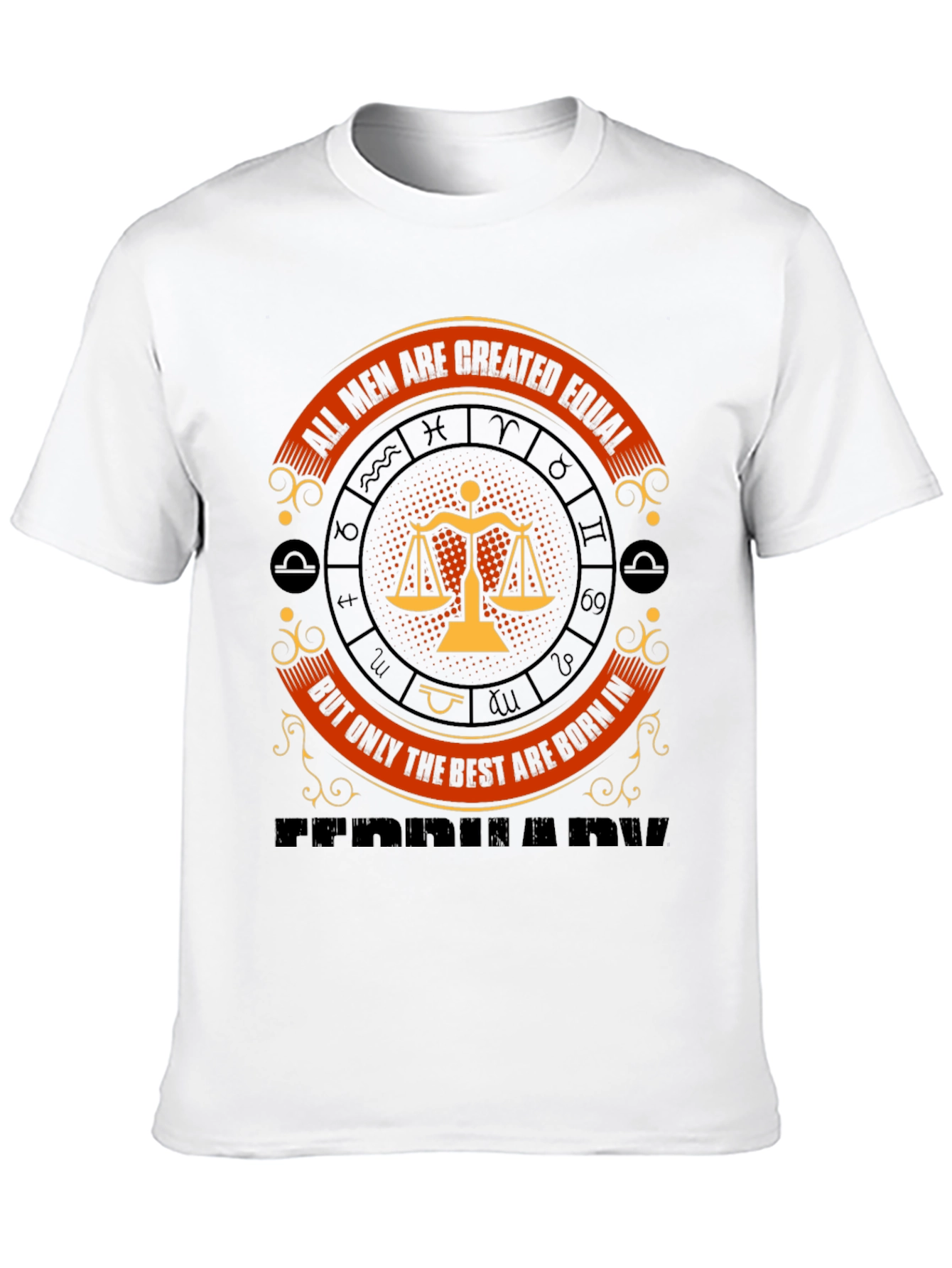 Libra Zodiac T-Shirt: Best Men Born in September/October