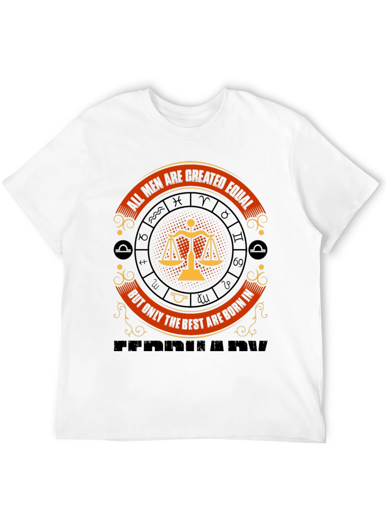 Libra Zodiac T-Shirt: Best Men Born in September/October