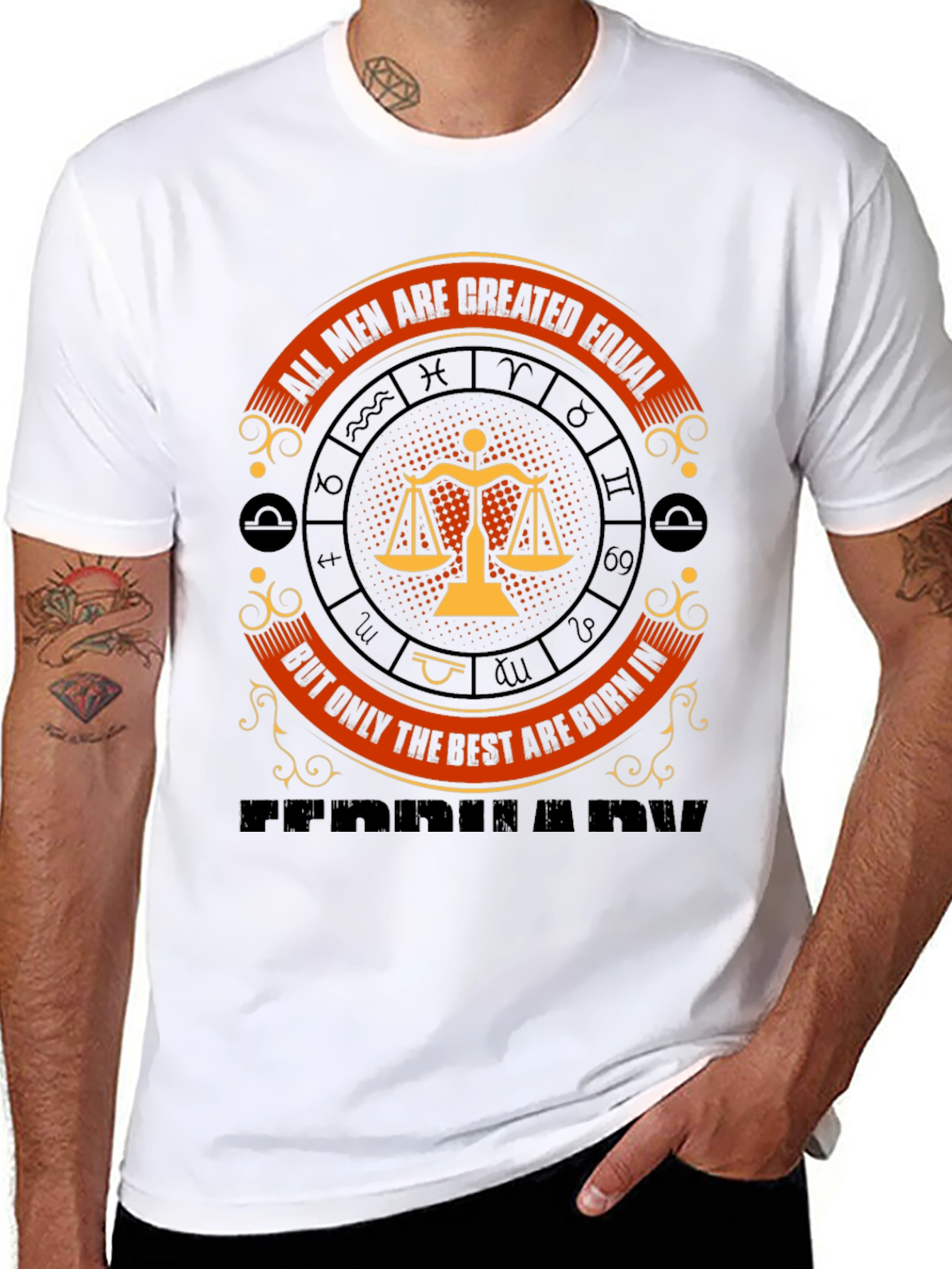 Libra Zodiac T-Shirt: Best Men Born in September/October