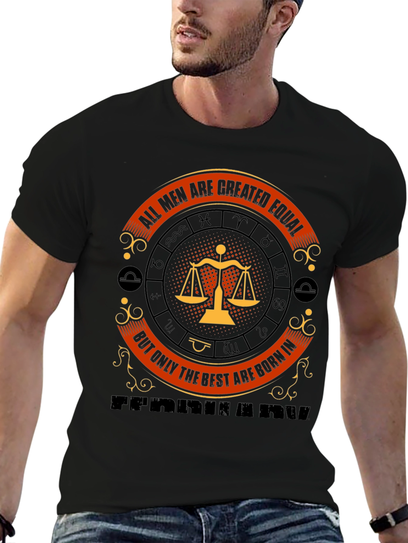 Libra Zodiac T-Shirt: Best Men Born in September/October