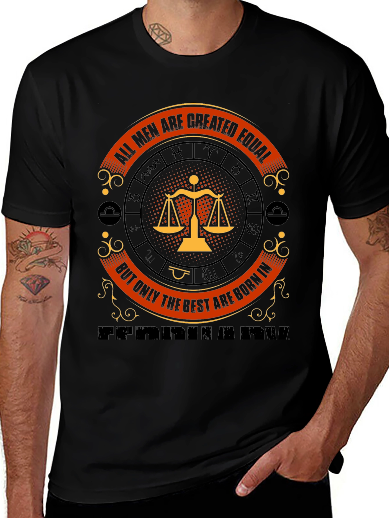 Libra Zodiac T-Shirt: Best Men Born in September/October