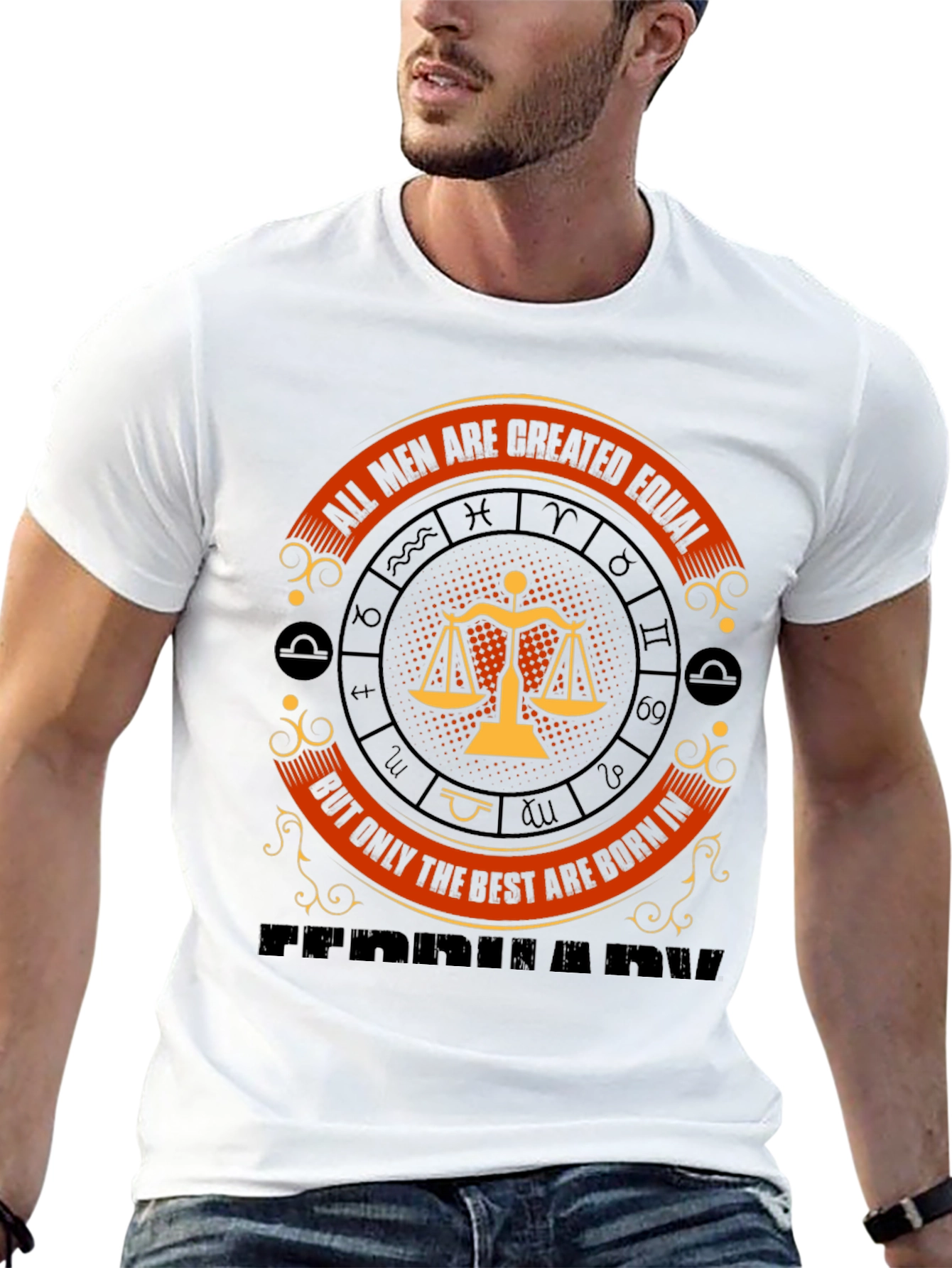 Libra Zodiac T-Shirt: Best Men Born in September/October