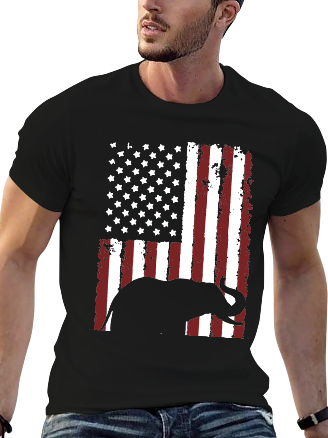 GOP Elephant Flag Graphic Tee