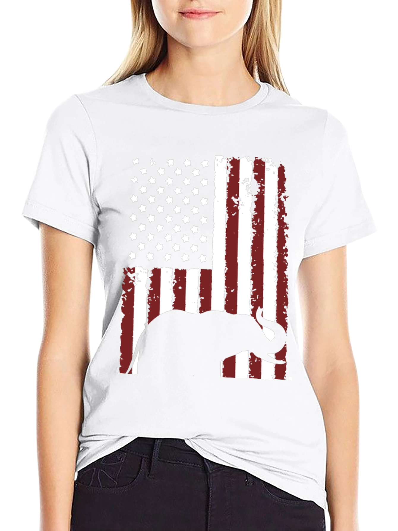 GOP Elephant Flag Graphic Tee