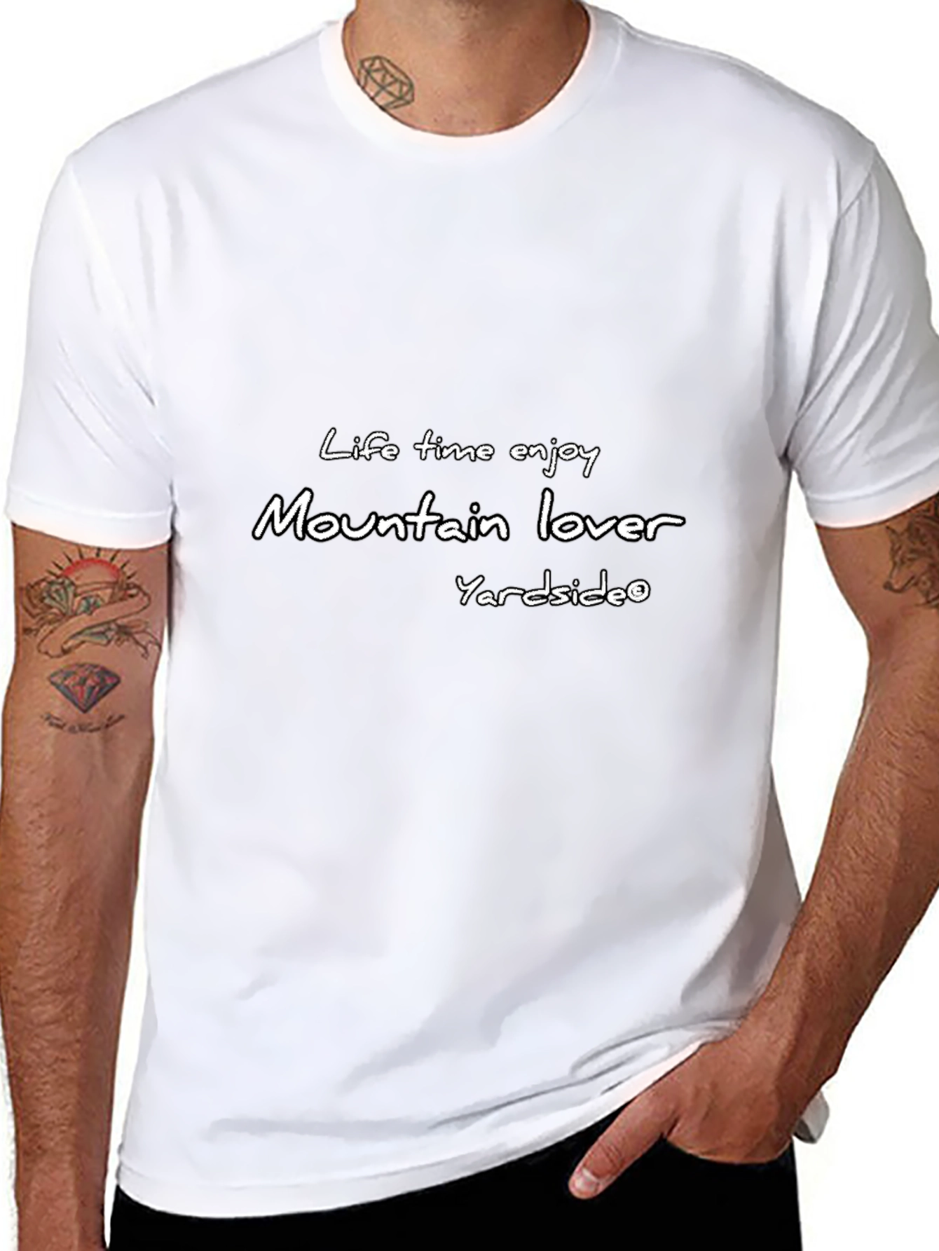 Mountain Lover Graphic T-Shirt - Black