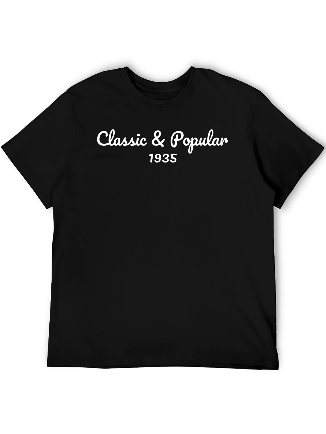 Classic & Popular 1935 Black T-Shirt