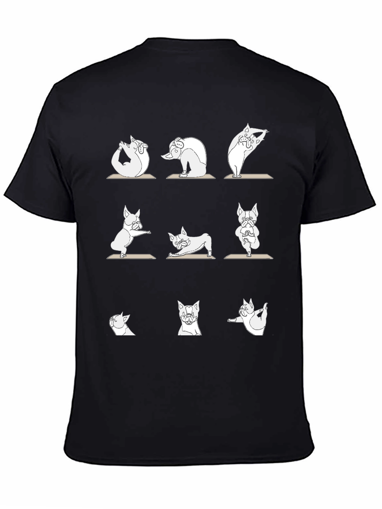 Yoga Pug T-Shirt - Zen Dog Design