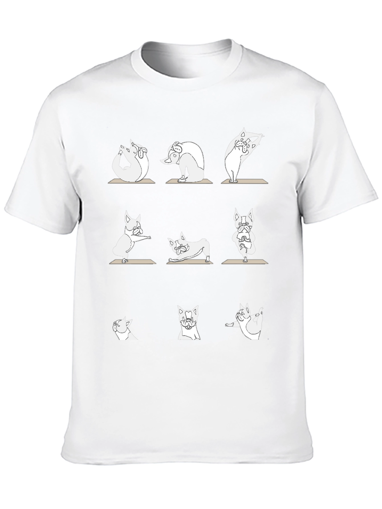 Yoga Pug T-Shirt - Zen Dog Design