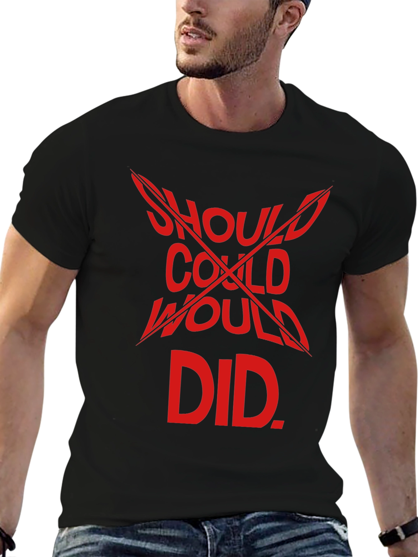 Should Could Would Did Graphic T-Shirt
