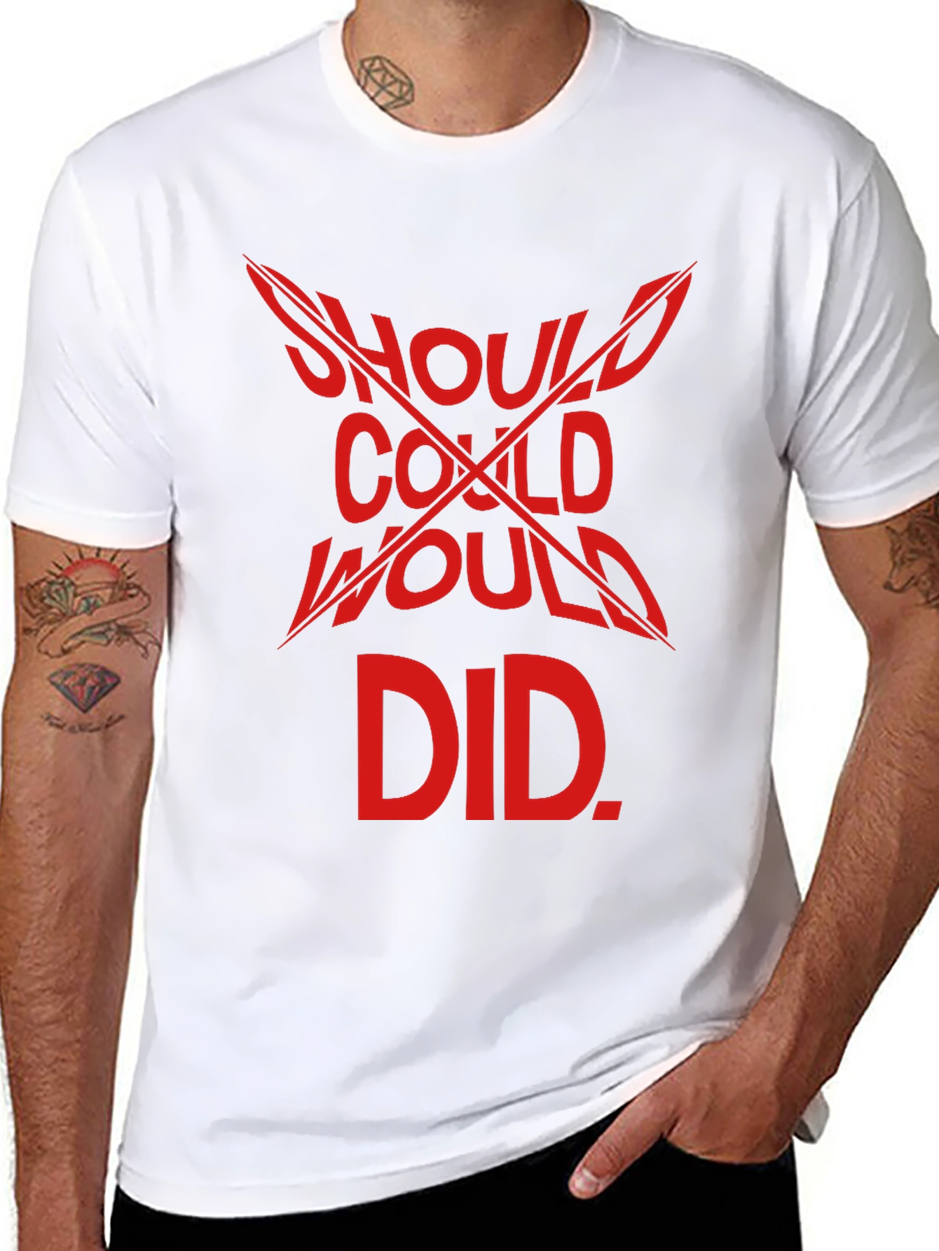 Should Could Would Did Graphic T-Shirt