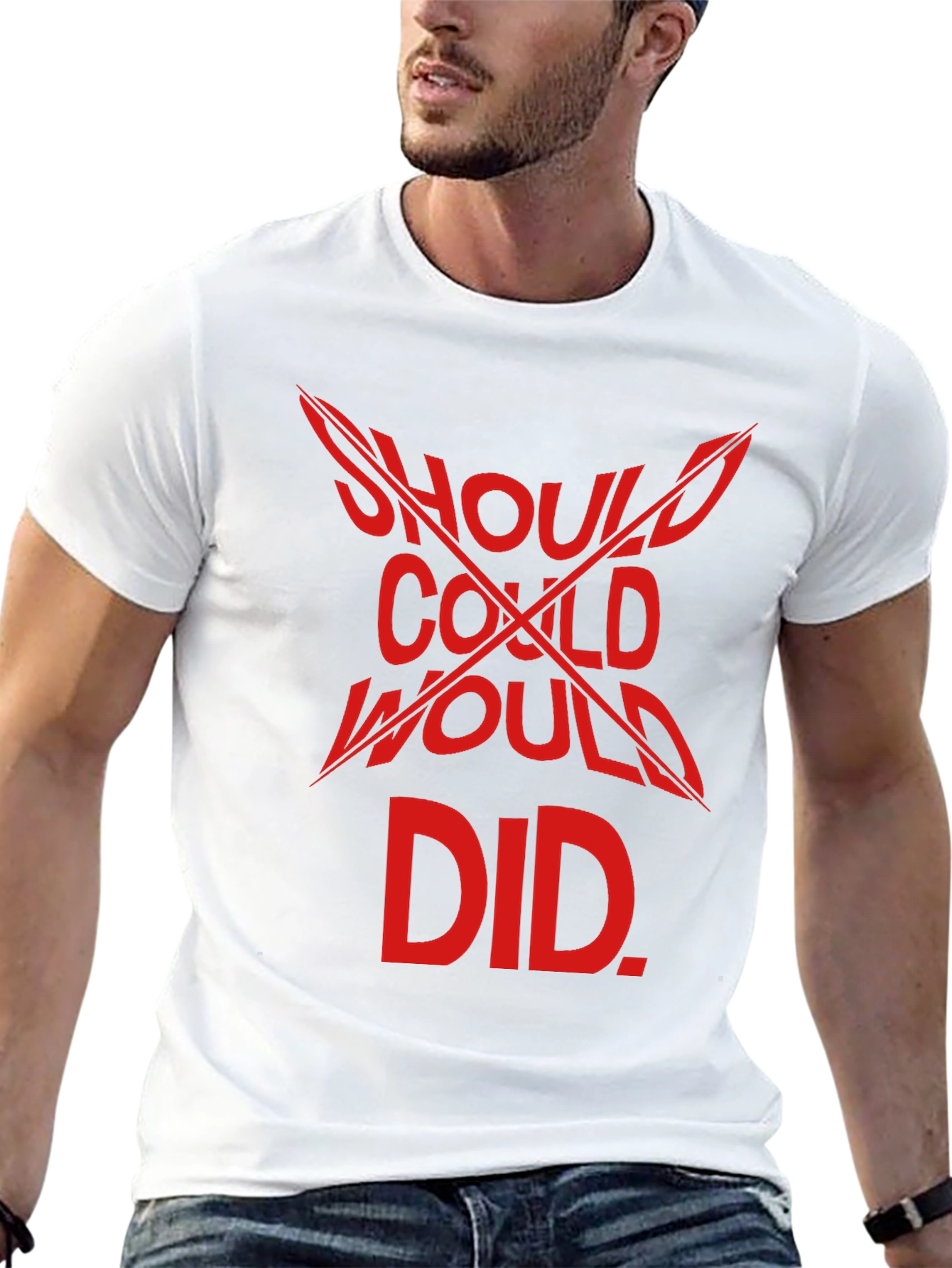 Should Could Would Did Graphic T-Shirt