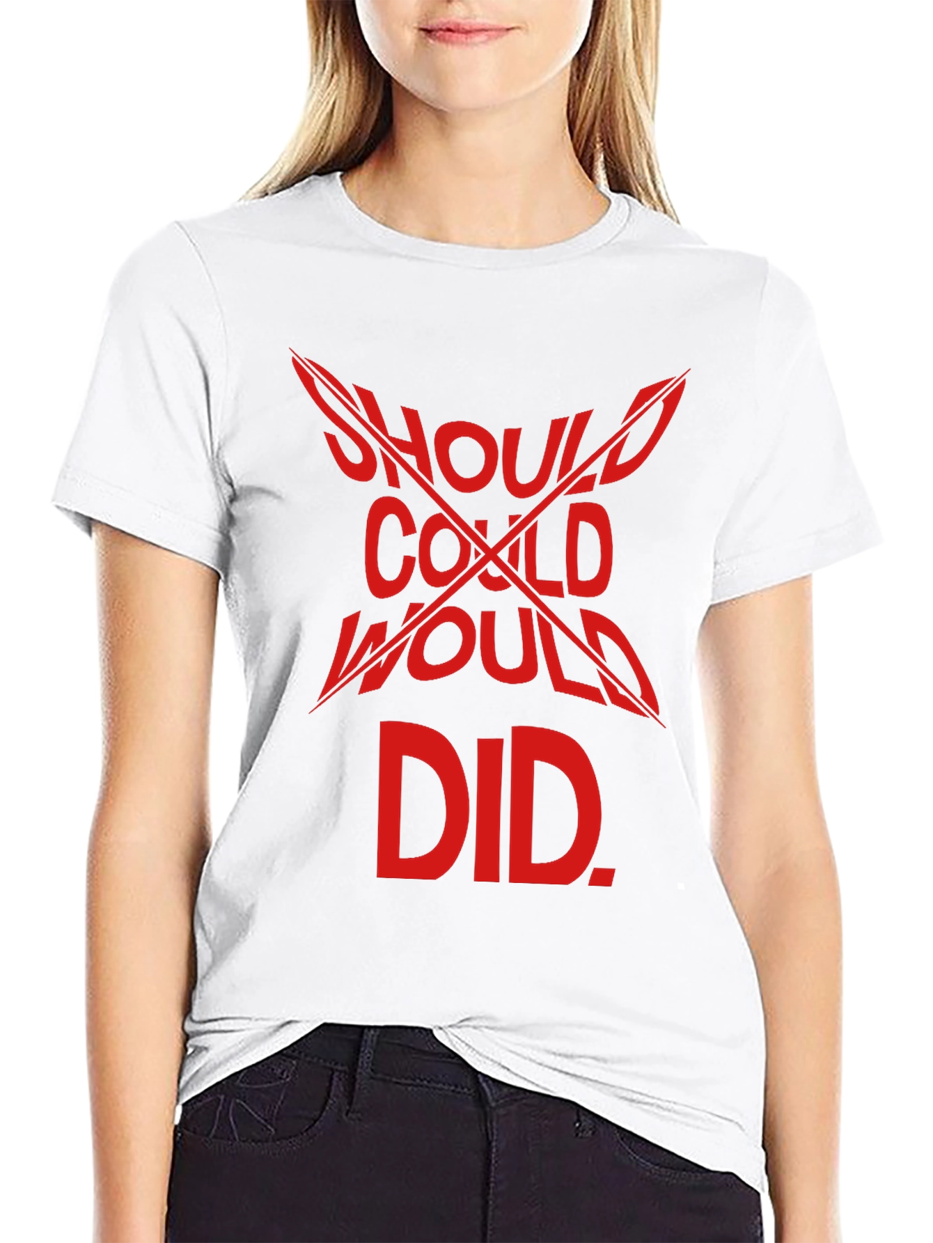 Should Could Would Did Graphic T-Shirt