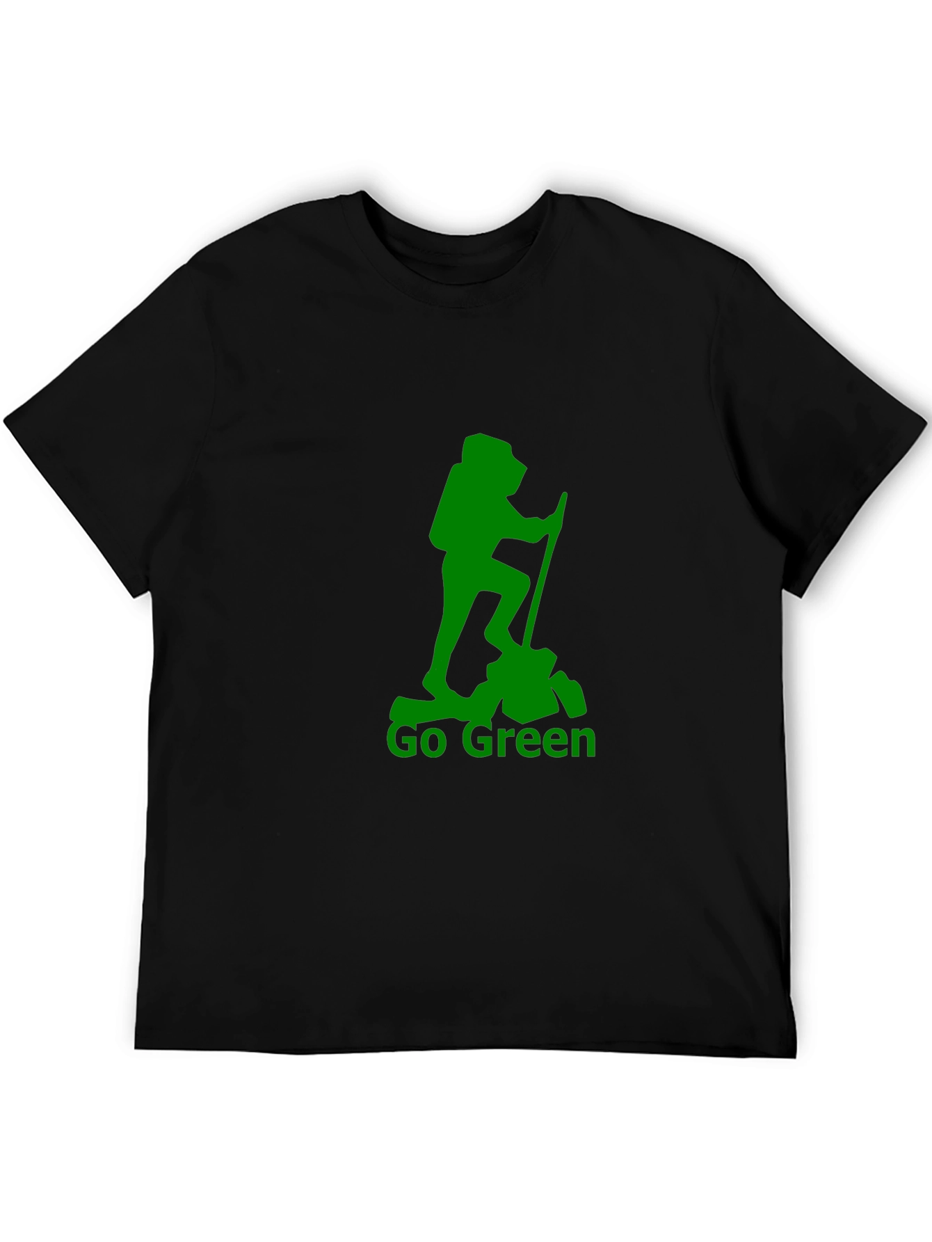 Go Green Hiking T-Shirt - Black
