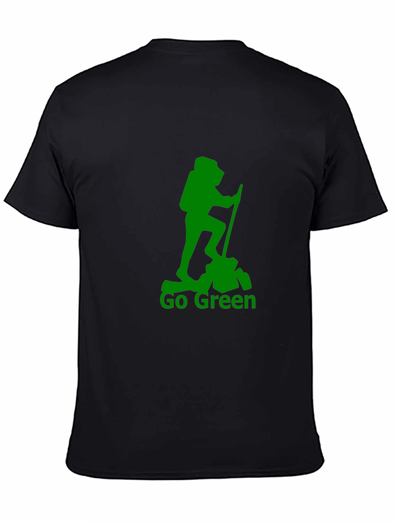 Go Green Hiking T-Shirt - Black
