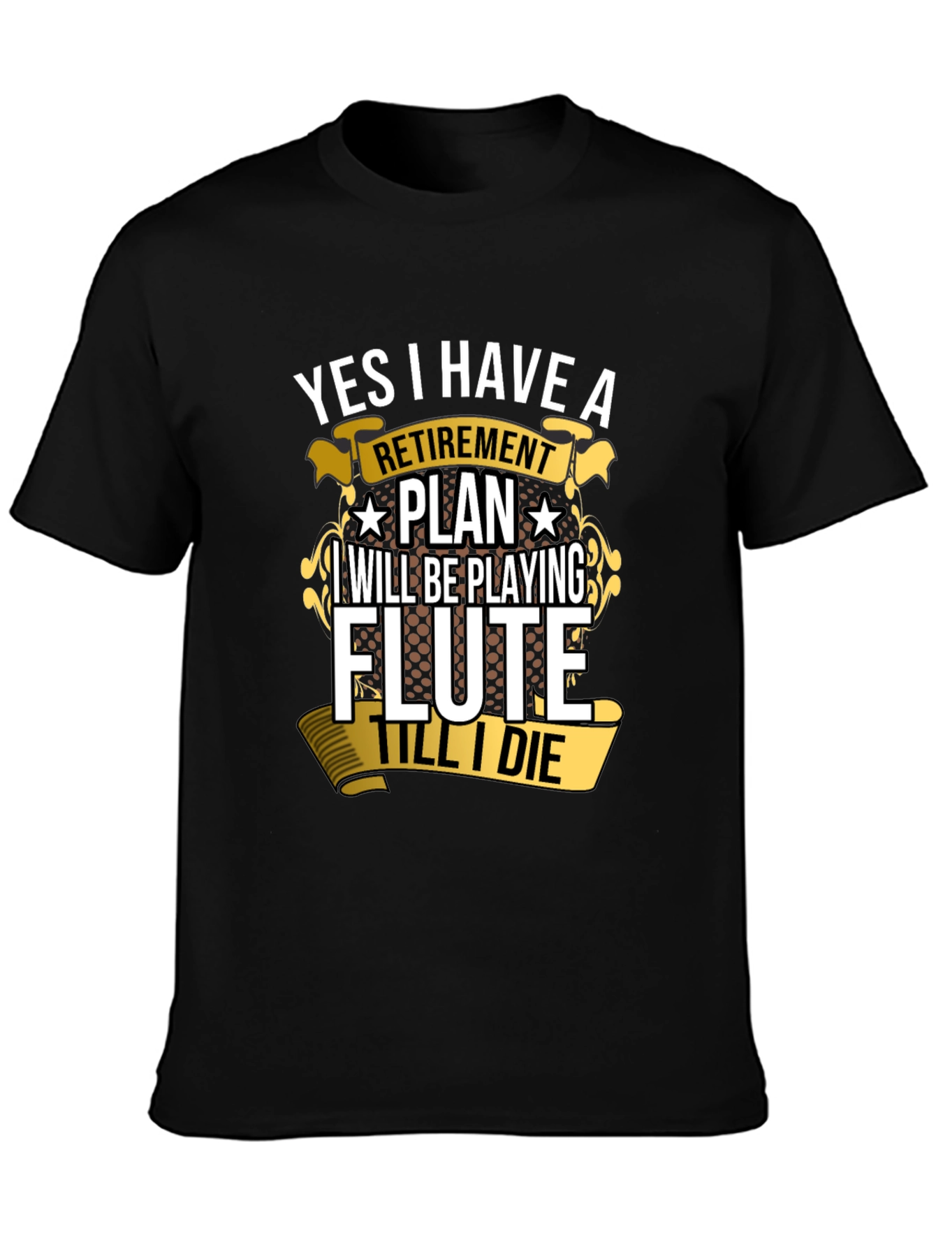 Flute Player Retirement Plan T-Shirt