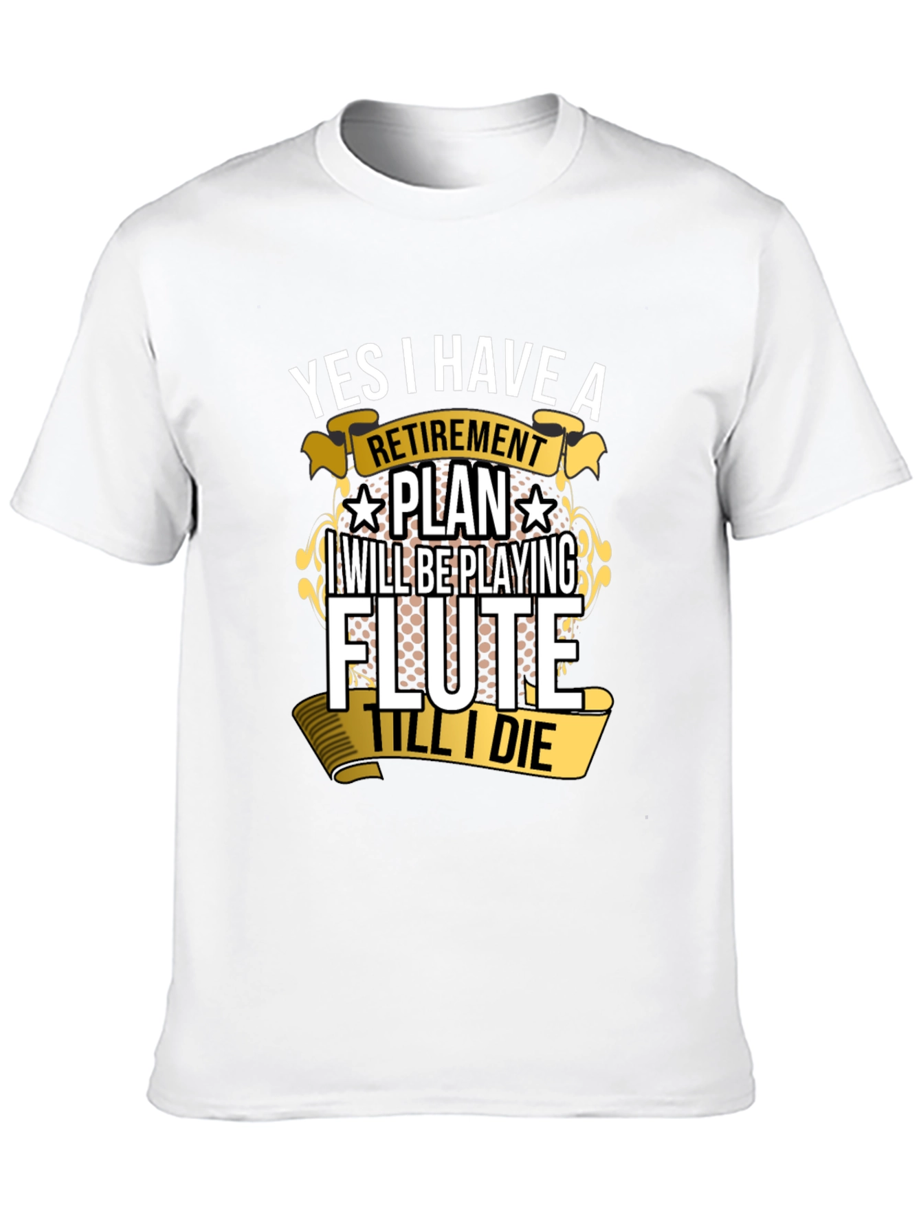 Flute Player Retirement Plan T-Shirt