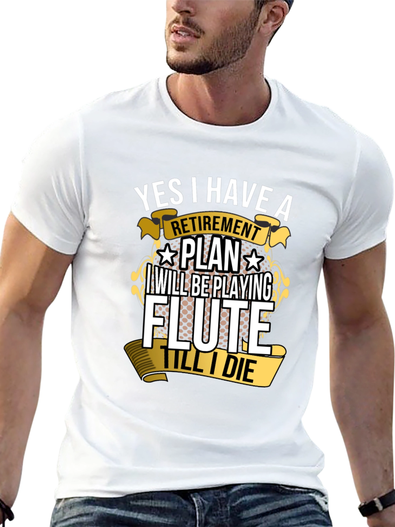 Flute Player Retirement Plan T-Shirt
