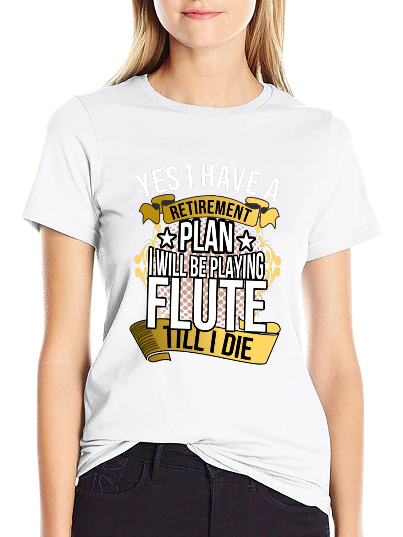 Flute Player Retirement Plan T-Shirt