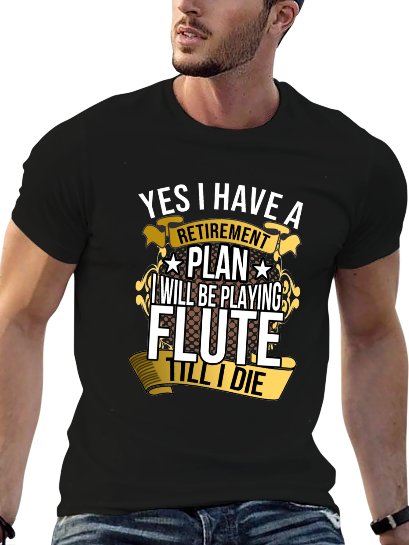Flute Player Retirement Plan T-Shirt