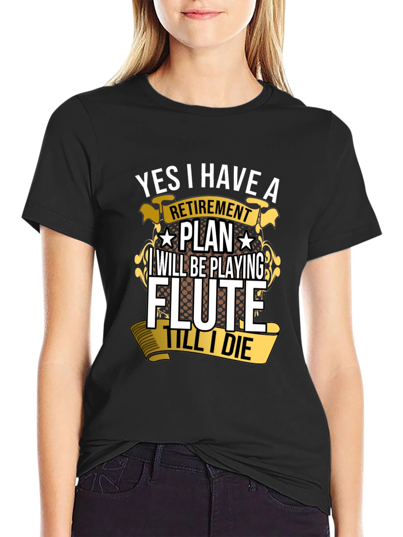 Flute Player Retirement Plan T-Shirt