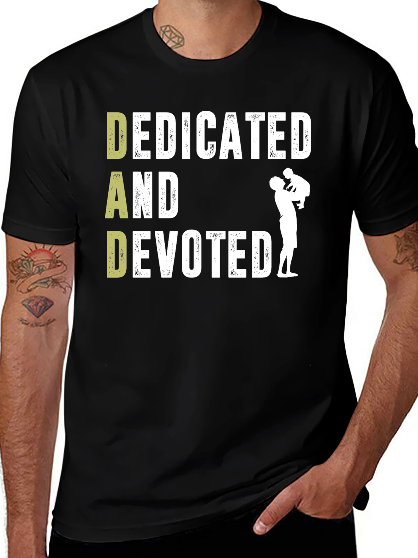 Dedicated Dad T-Shirt - Fathers Day Gift