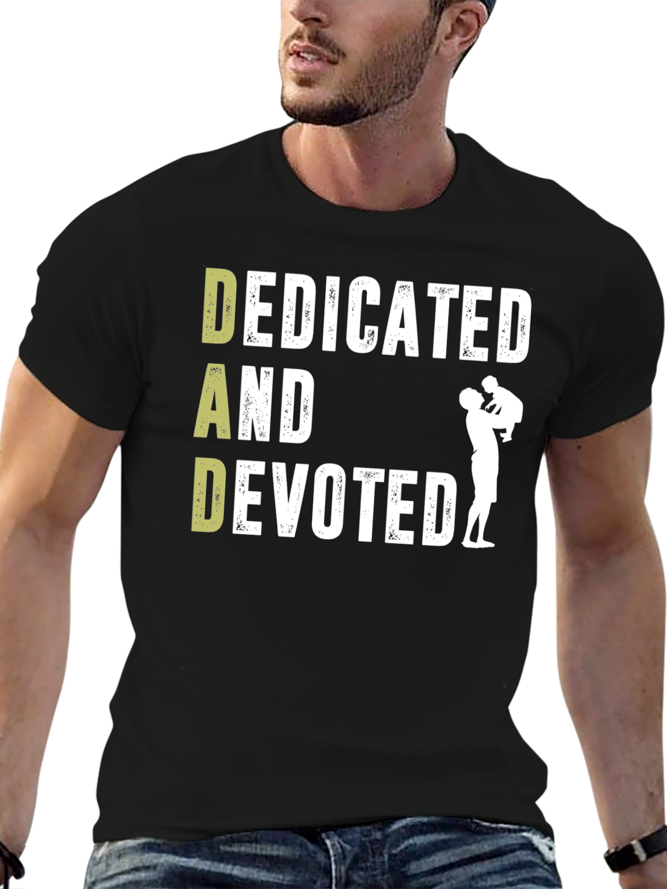Dedicated Dad T-Shirt - Fathers Day Gift