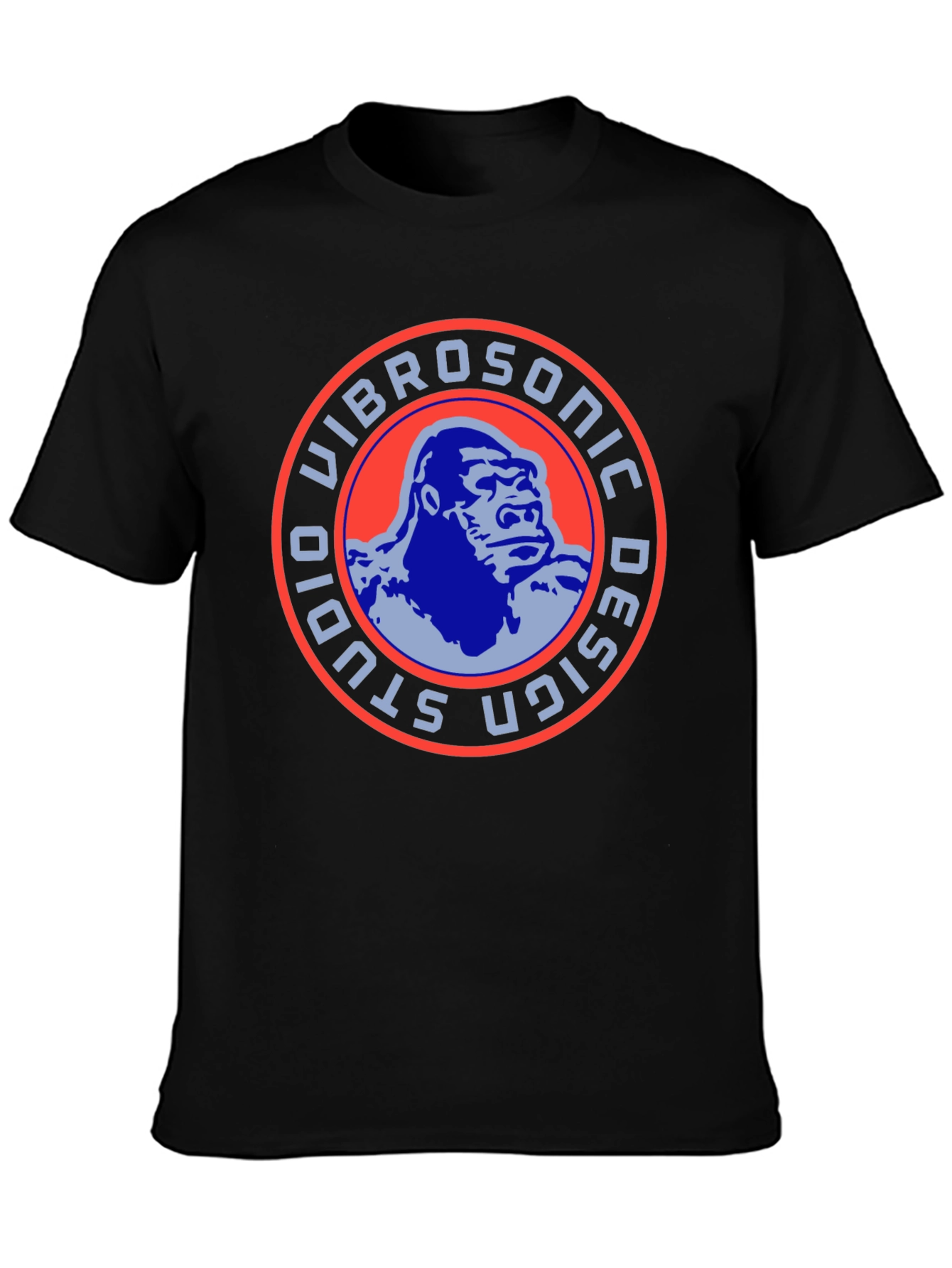 Vibrosonic Studio Design Gorilla Graphic Tee - Black