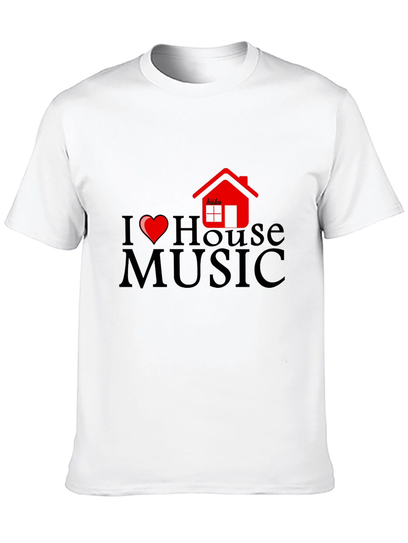 I Love House Music Graphic Tee