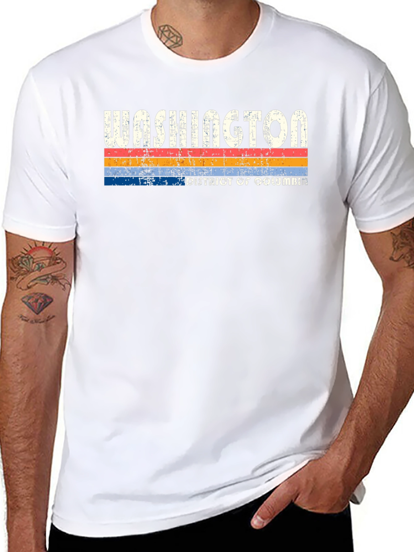 Retro Washington D.C. Graphic T-Shirt