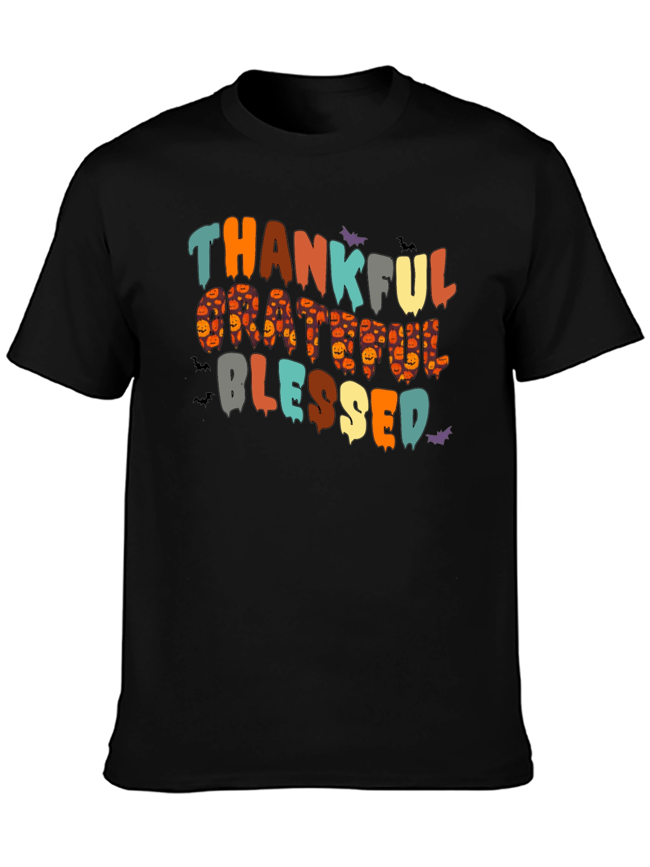 Thankful Grateful Blessed Fall T-Shirt