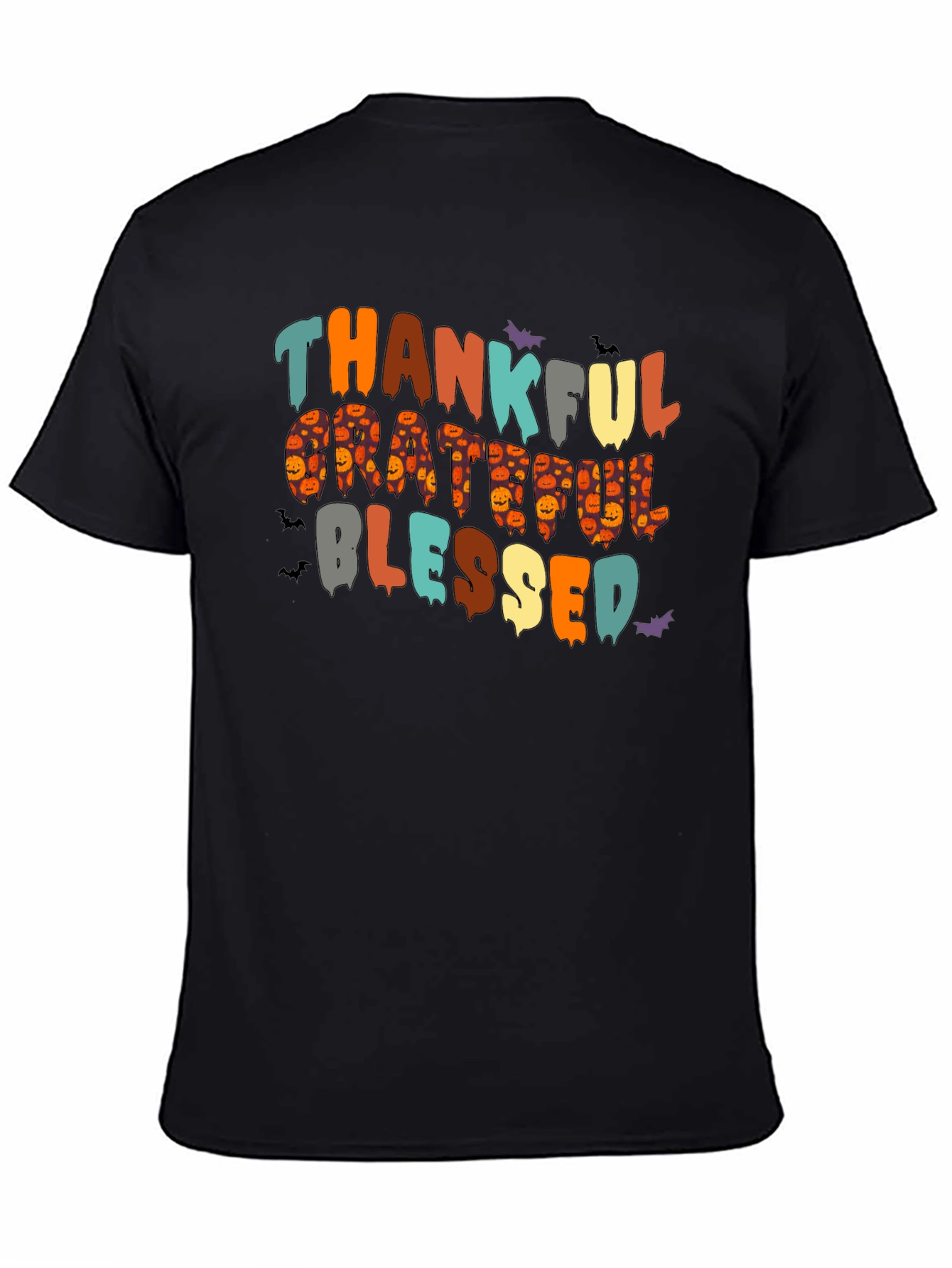 Thankful Grateful Blessed Fall T-Shirt