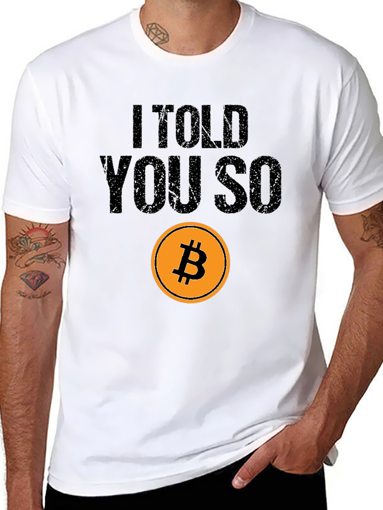Bitcoin I Told You So Black T-Shirt