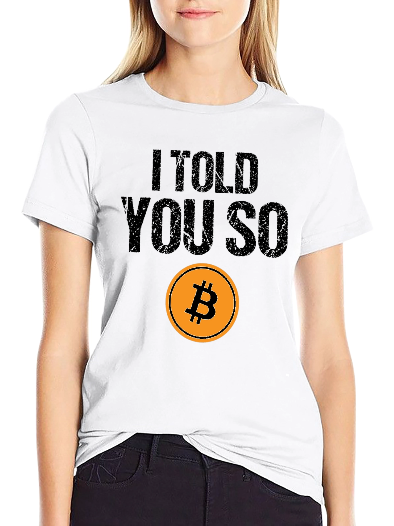 Bitcoin I Told You So Black T-Shirt