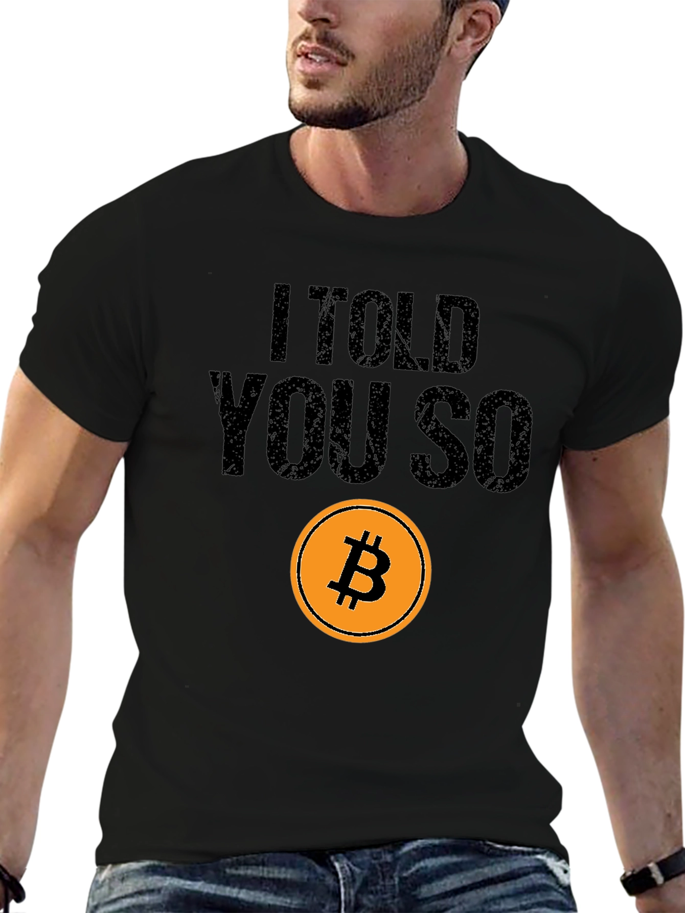 Bitcoin I Told You So Black T-Shirt
