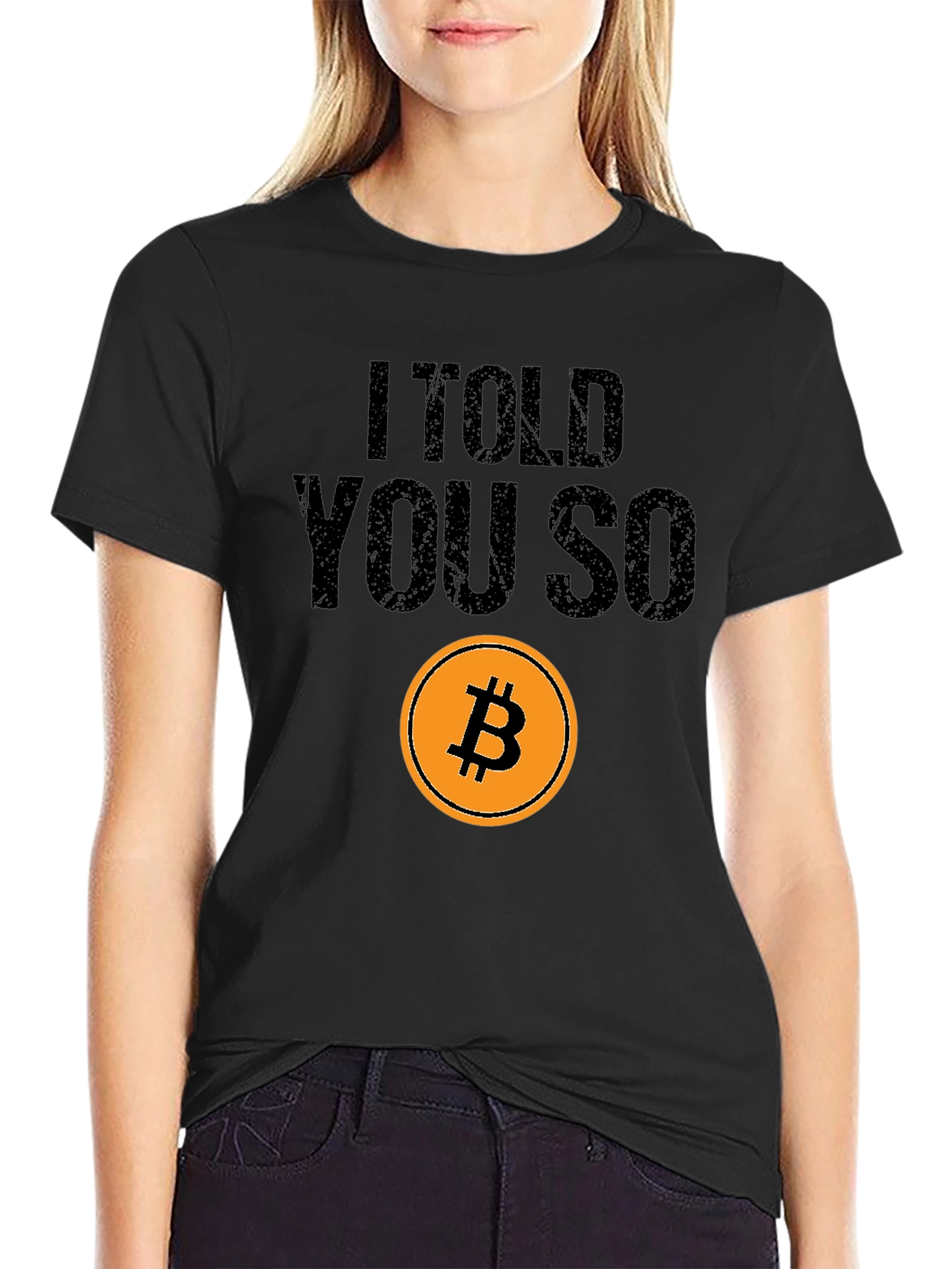 Bitcoin I Told You So Black T-Shirt