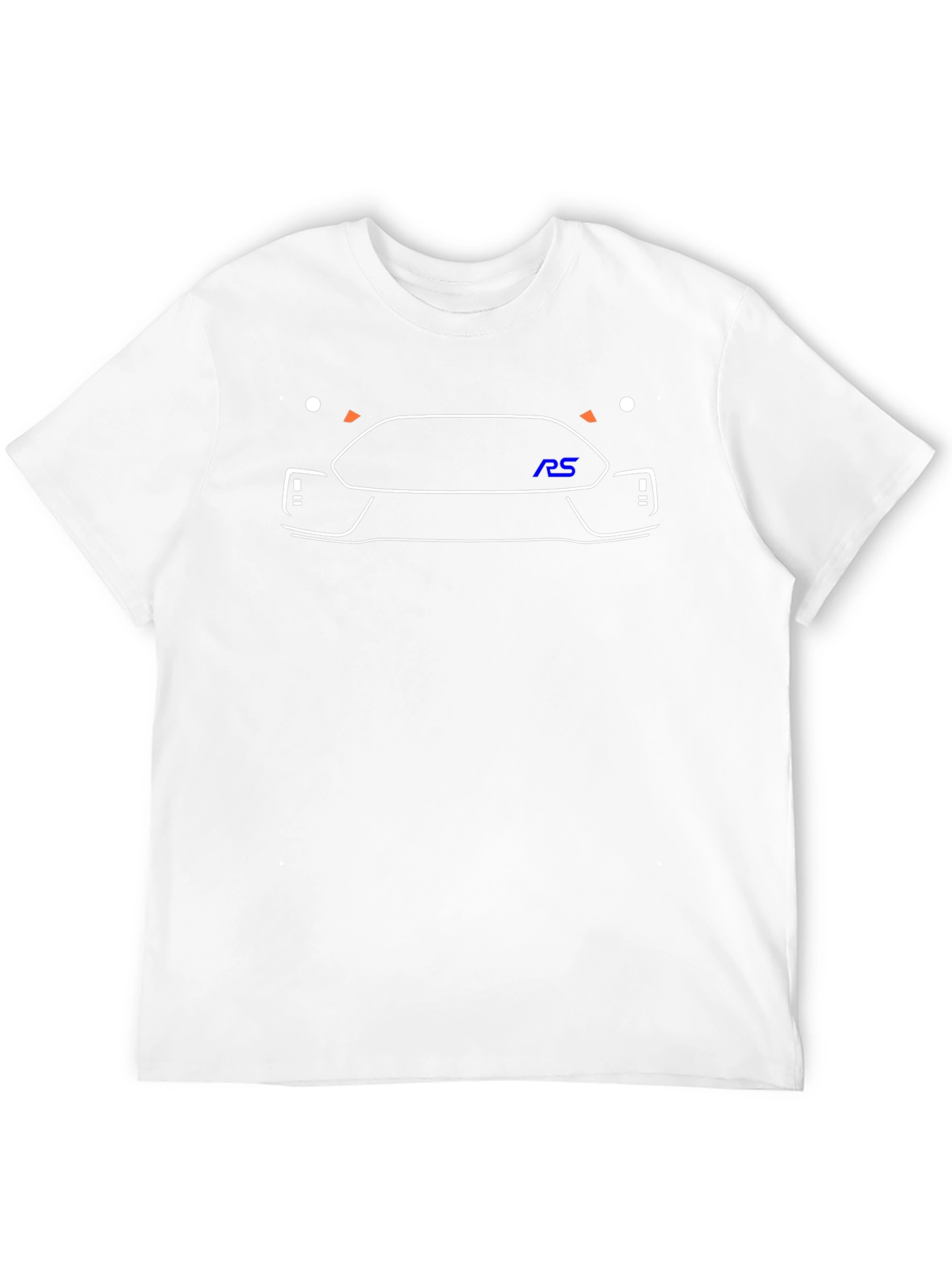 Ford Focus RS Outline Graphic T-Shirt - Black