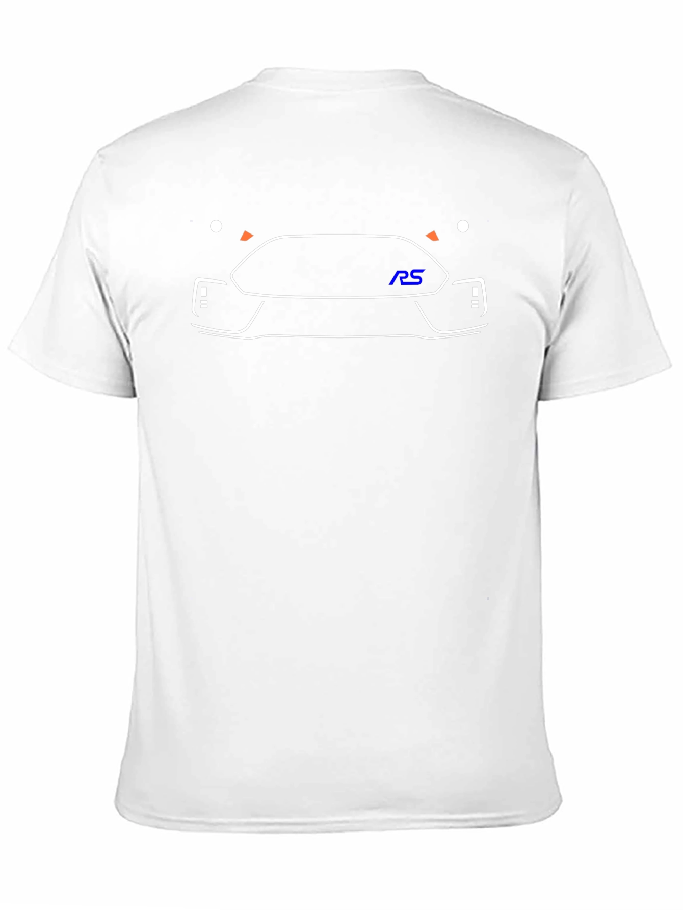 Ford Focus RS Outline Graphic T-Shirt - Black
