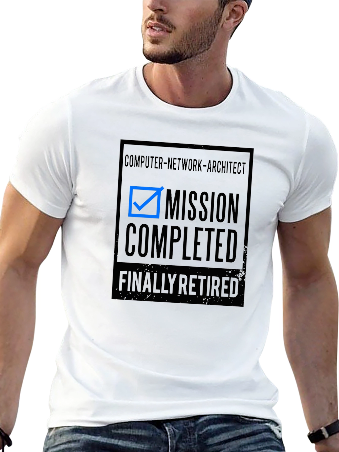 Mission Completed Retired Computer Network Architect T-Shirt