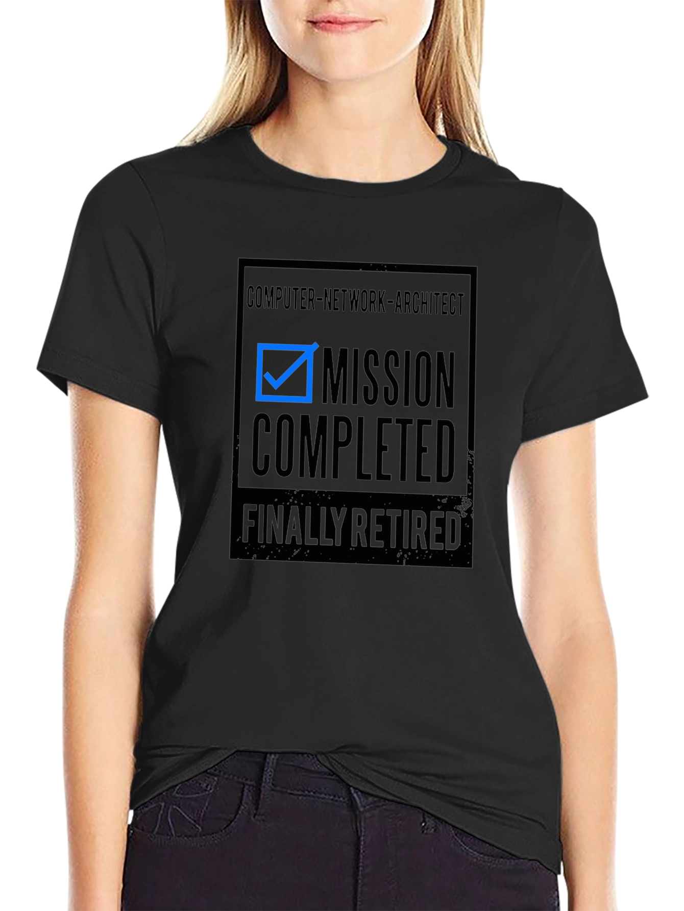 Mission Completed Retired Computer Network Architect T-Shirt