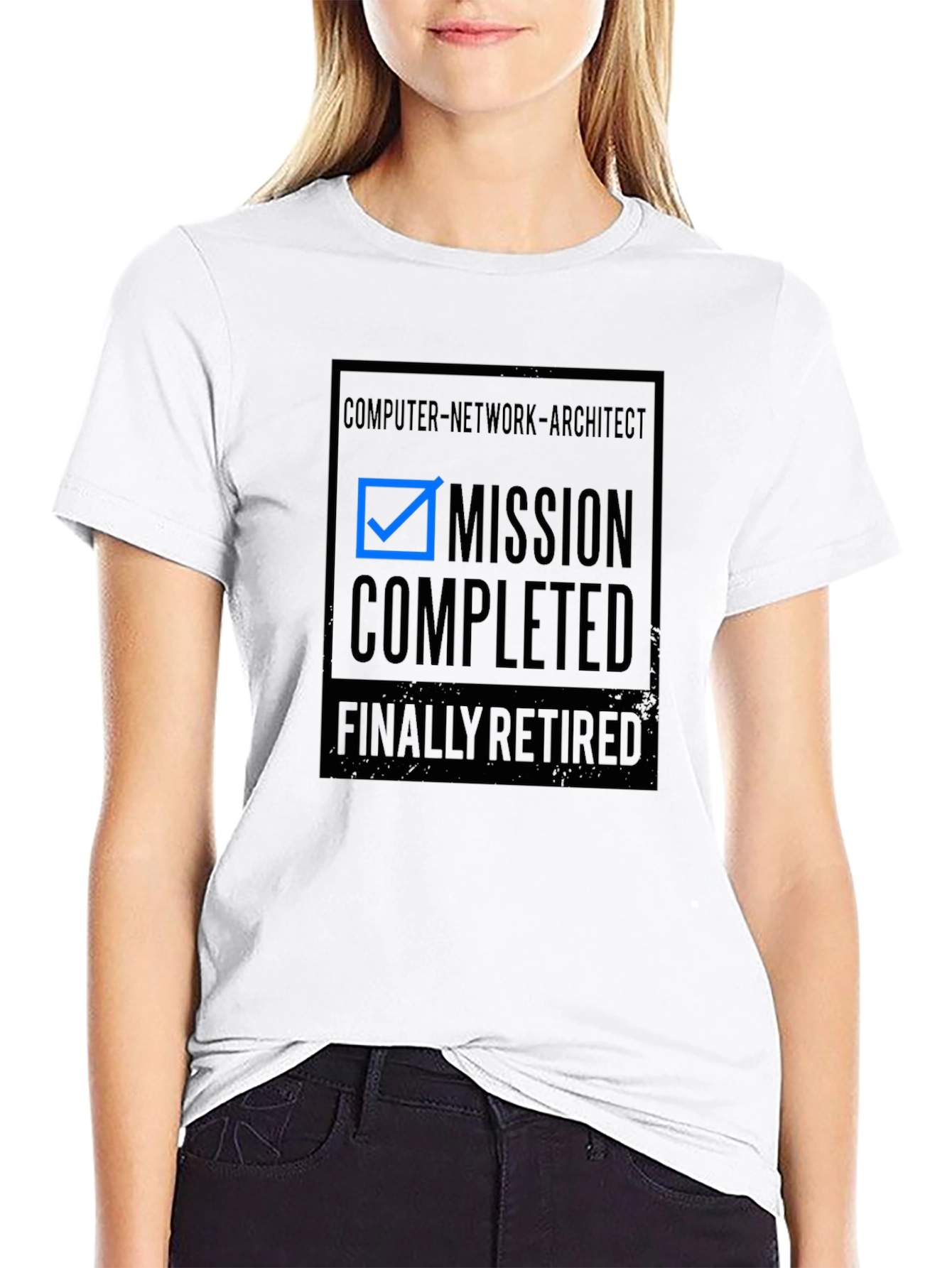 Mission Completed Retired Computer Network Architect T-Shirt