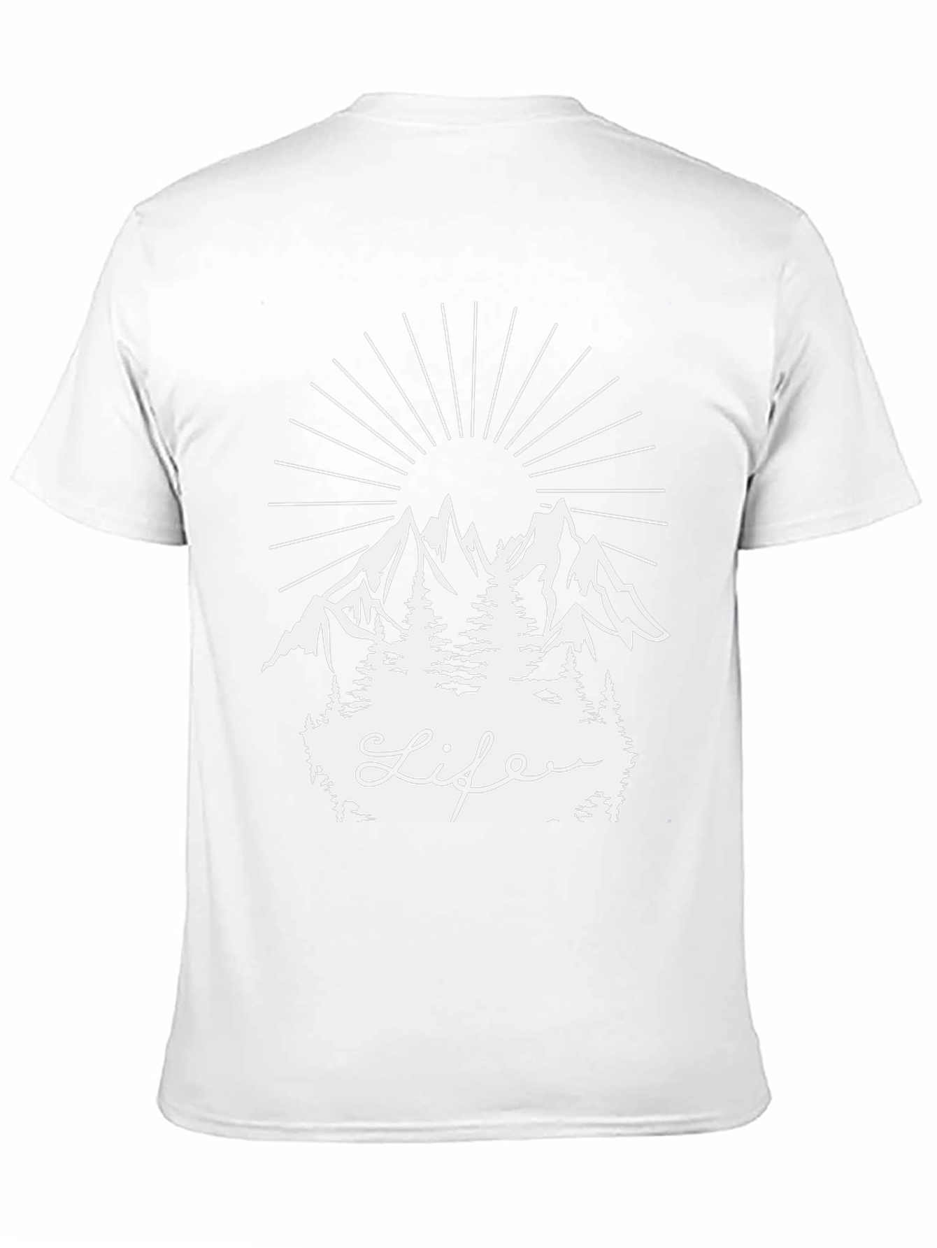 Nature Life Graphic Tee - Black