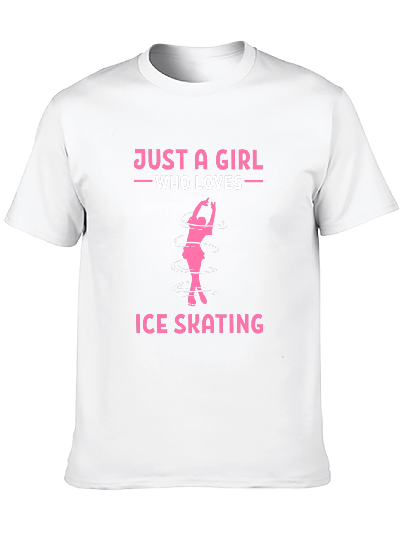 Just a Girl Who Loves Ice Skating T-Shirt