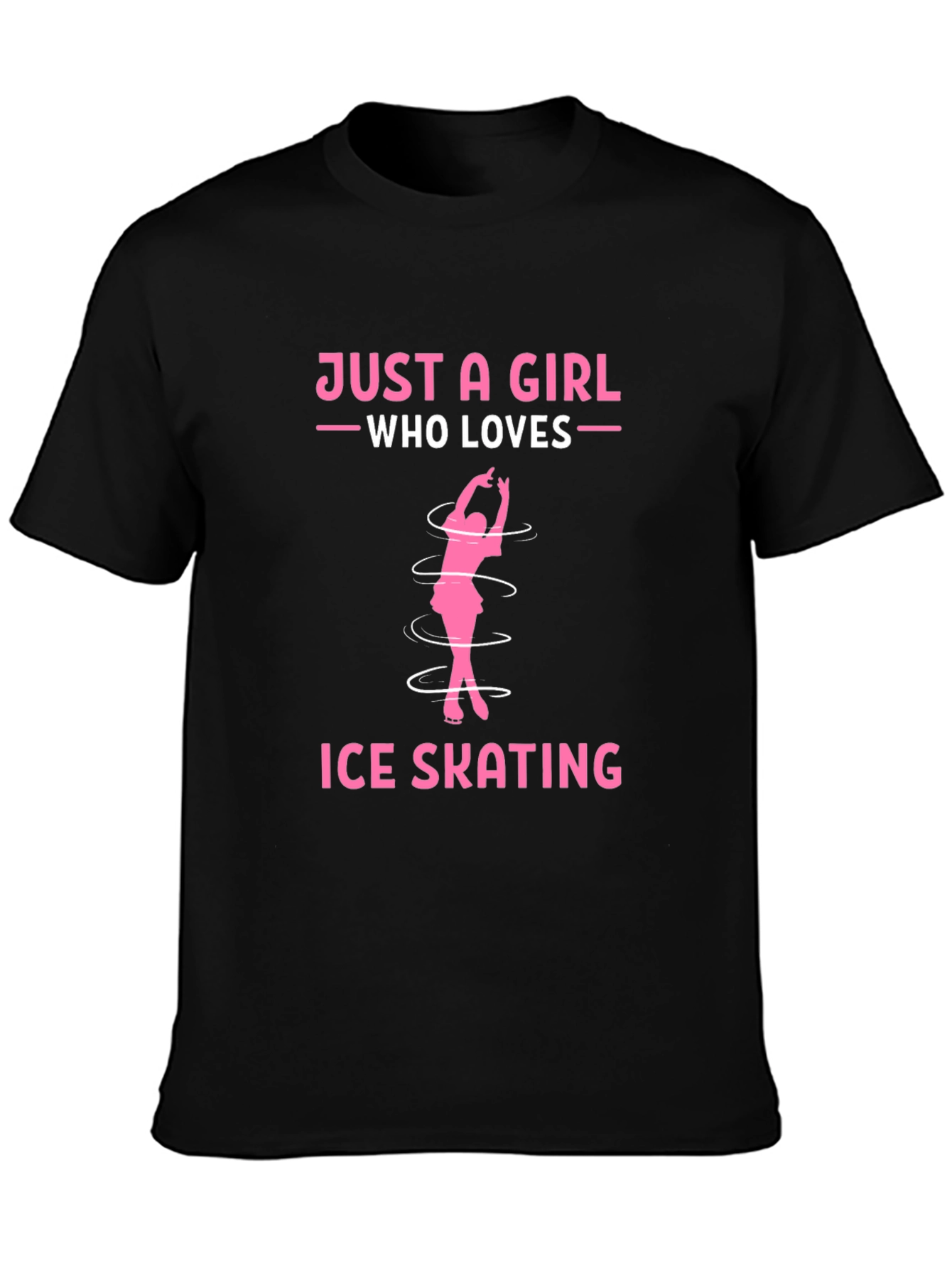 Just a Girl Who Loves Ice Skating T-Shirt