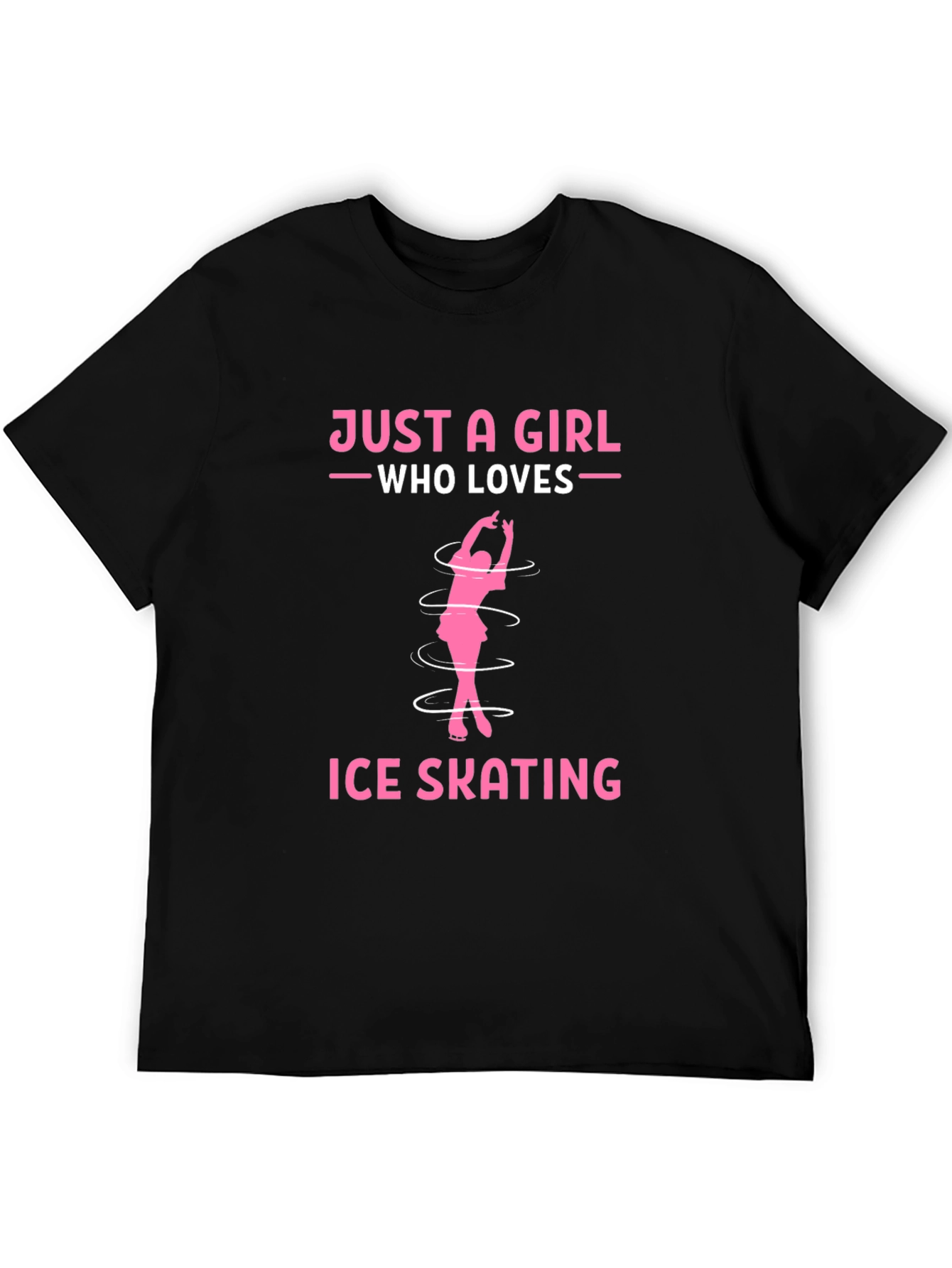 Just a Girl Who Loves Ice Skating T-Shirt