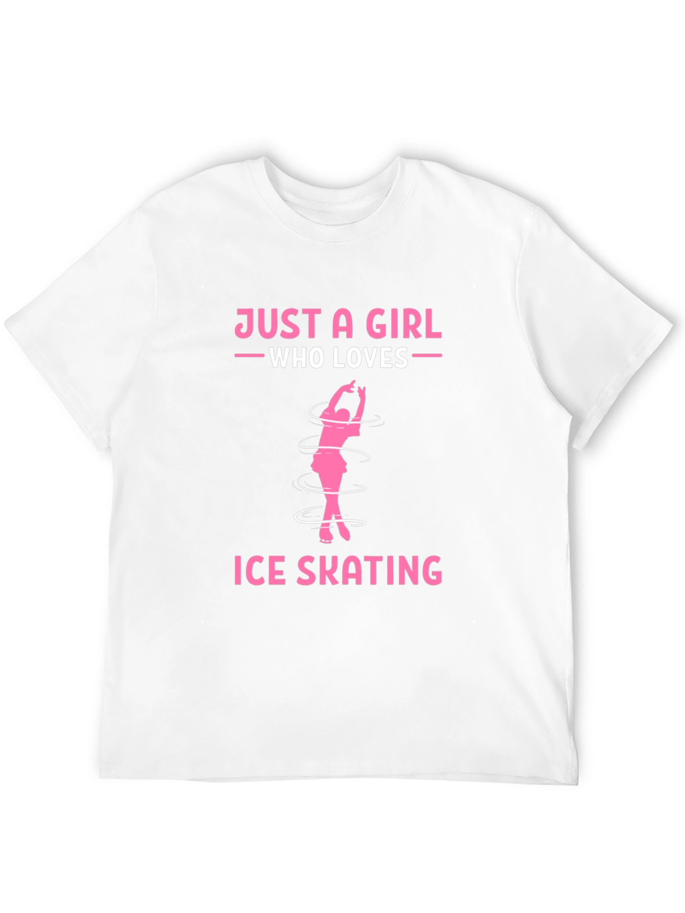 Just a Girl Who Loves Ice Skating T-Shirt