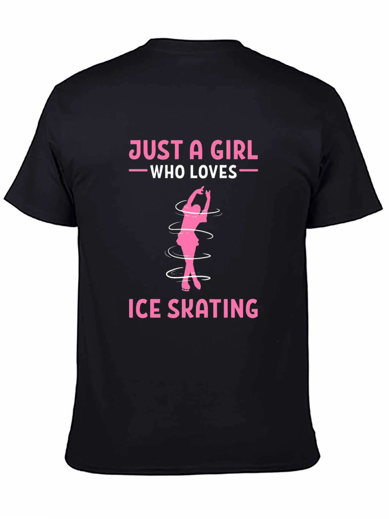 Just a Girl Who Loves Ice Skating T-Shirt