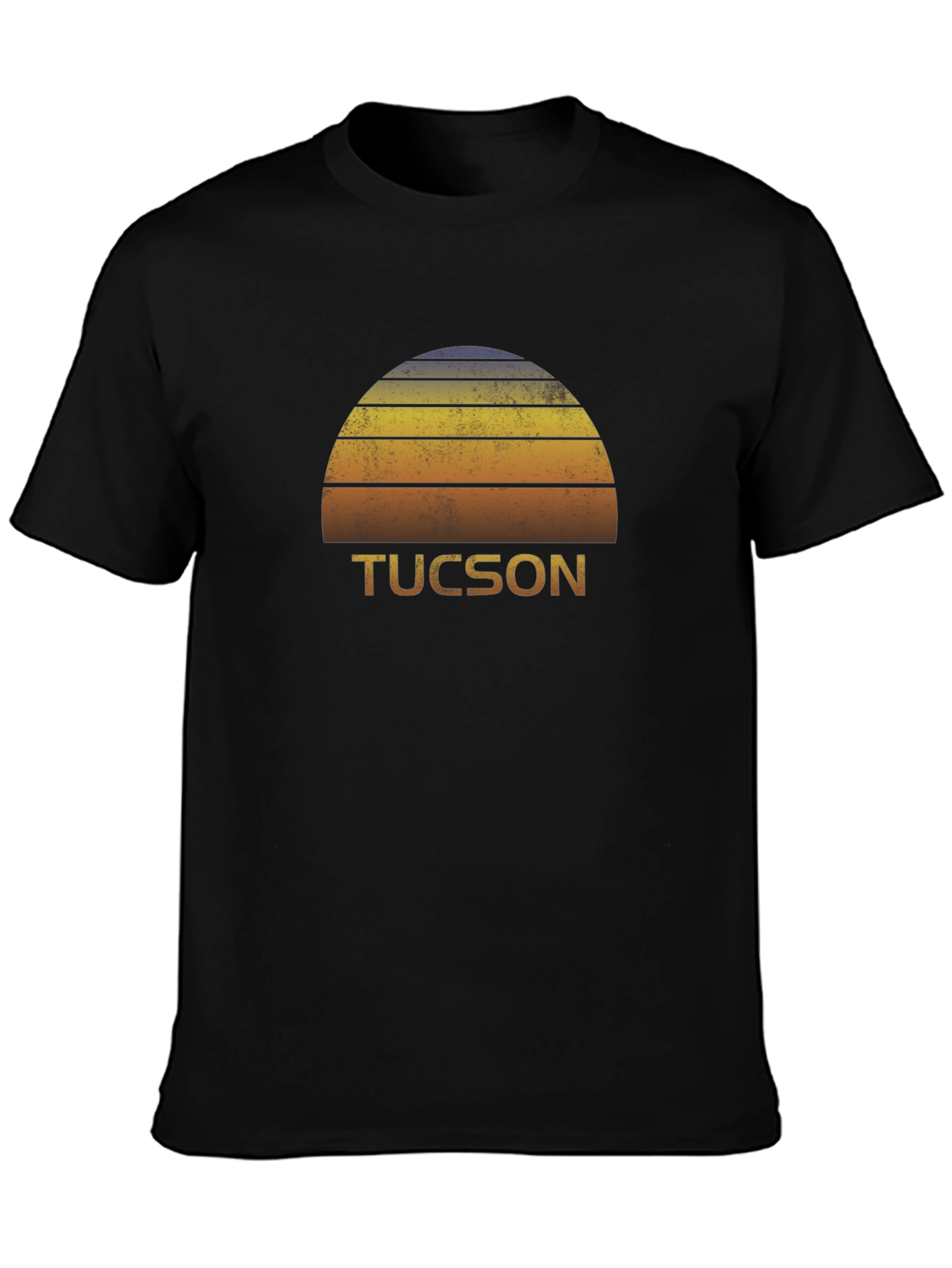 Retro Tucson Sunset Graphic Tee - Arizona Souvenir Shirt