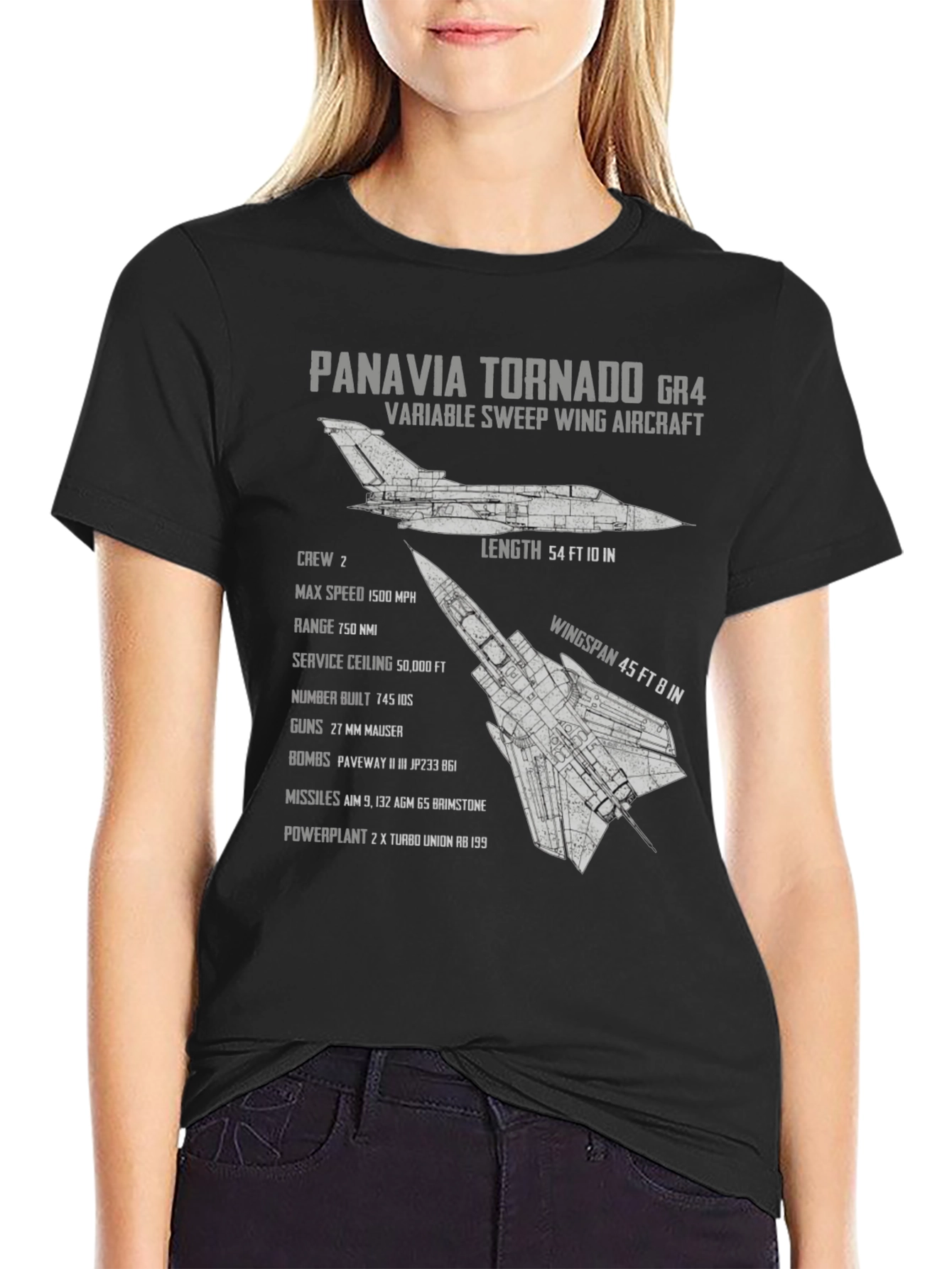 Panavia Tornado GR4 Blueprint T-Shirt