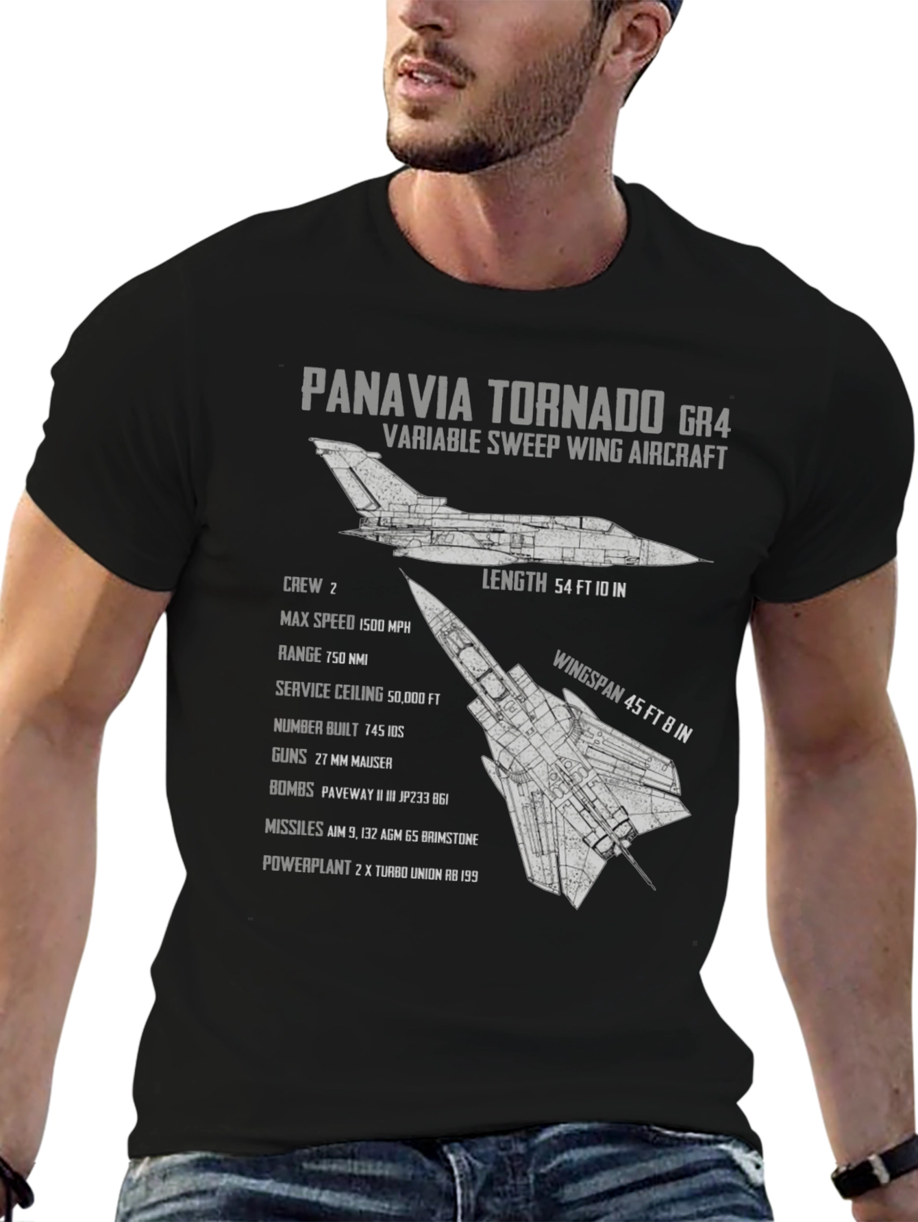 Panavia Tornado GR4 Blueprint T-Shirt